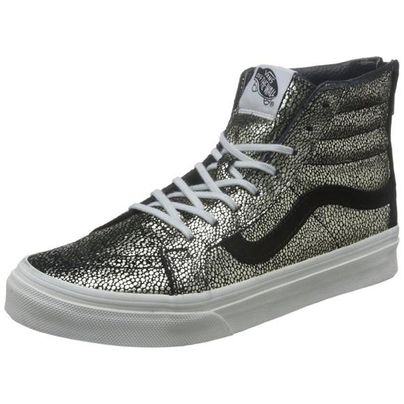 Vans Other - Vans Sk8-Hi Slim Zip Gold Dots Unisex Skate Shoes